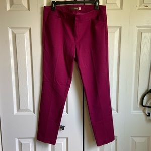 Crosby - Tapered Skinny Red Dress Pant